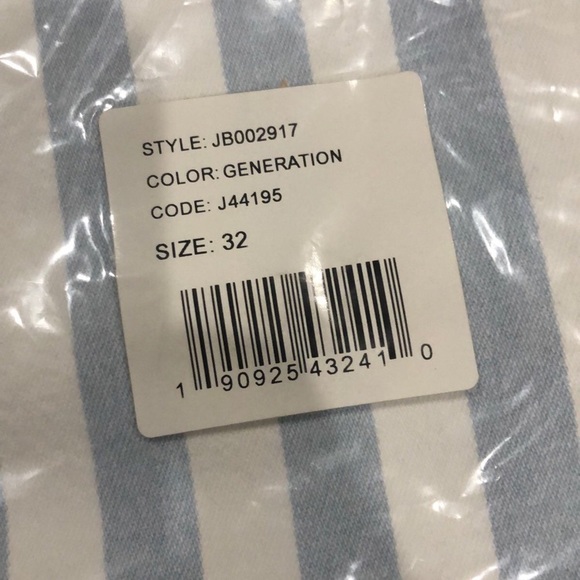 NWT J Brand Striped Jeans - Picture 3 of 3